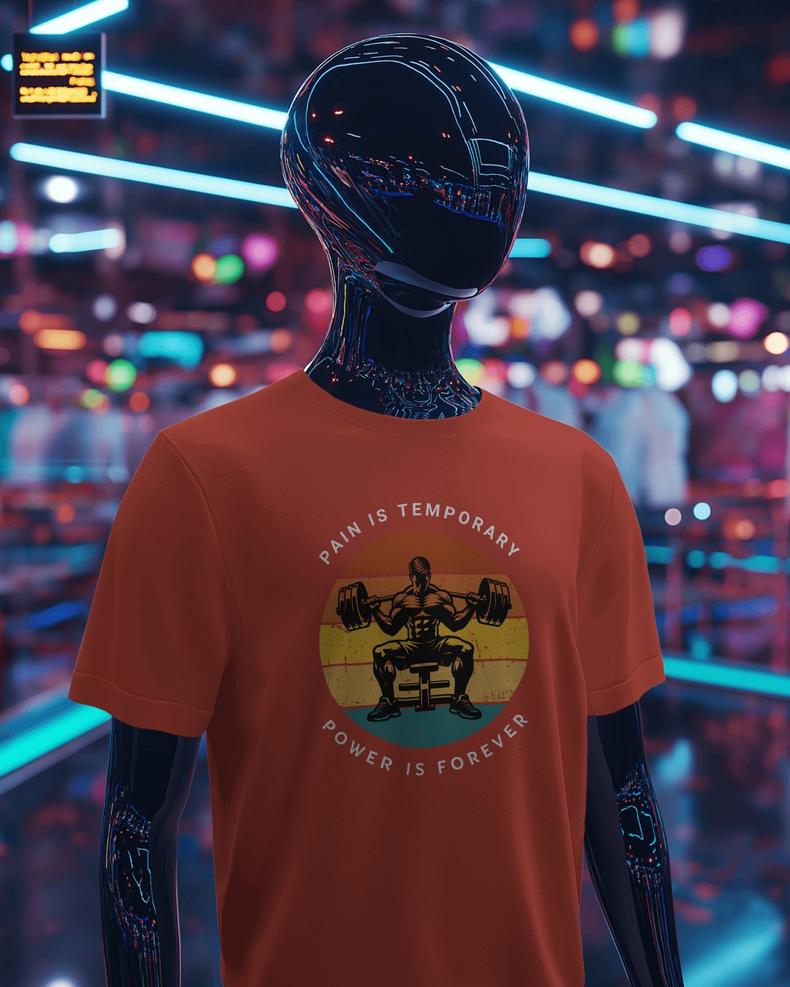 Round collar Graphic Tshirt