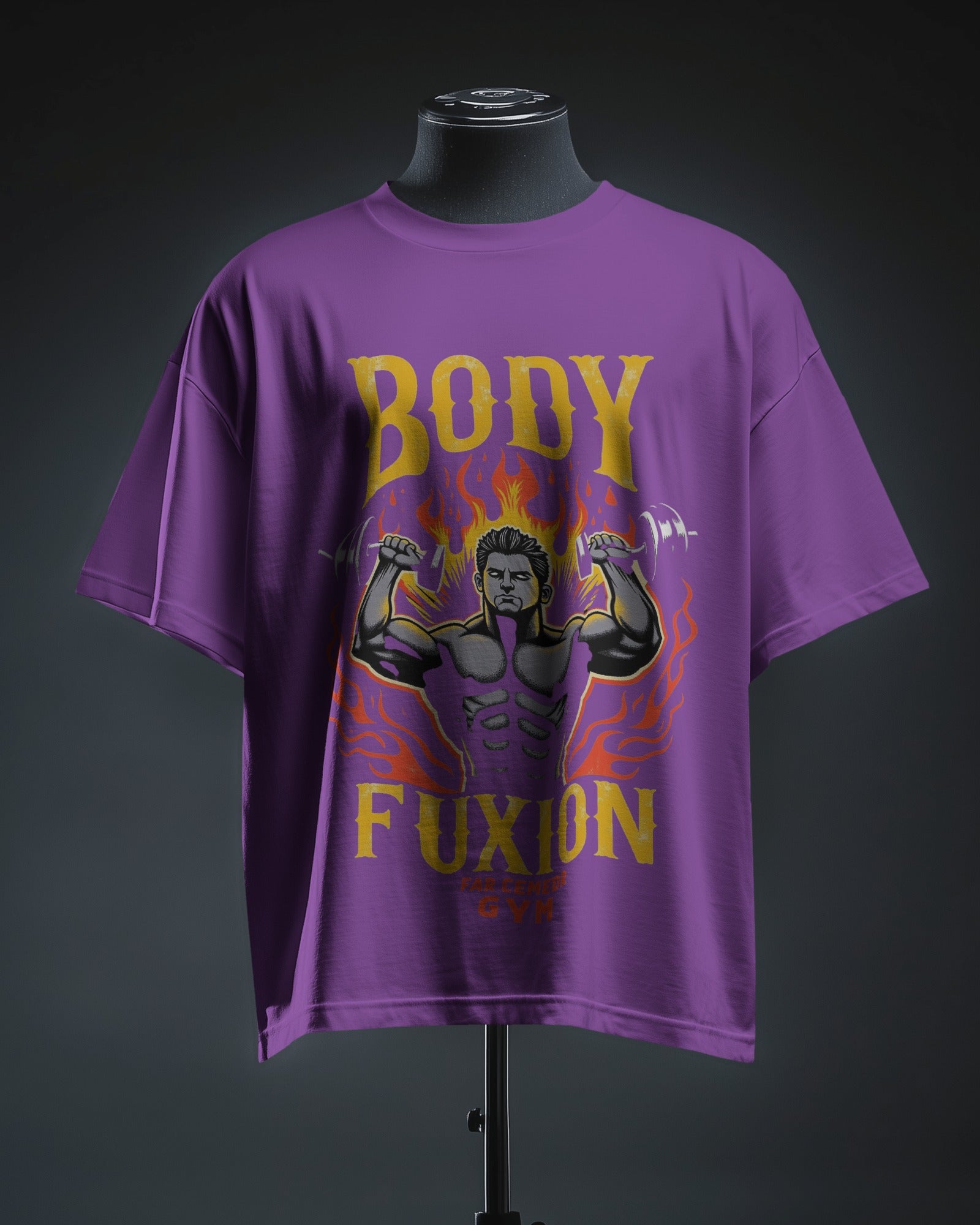 Oversized Graphic Tshirt for Gym